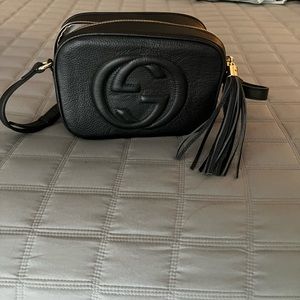 Black Gucci pocket book